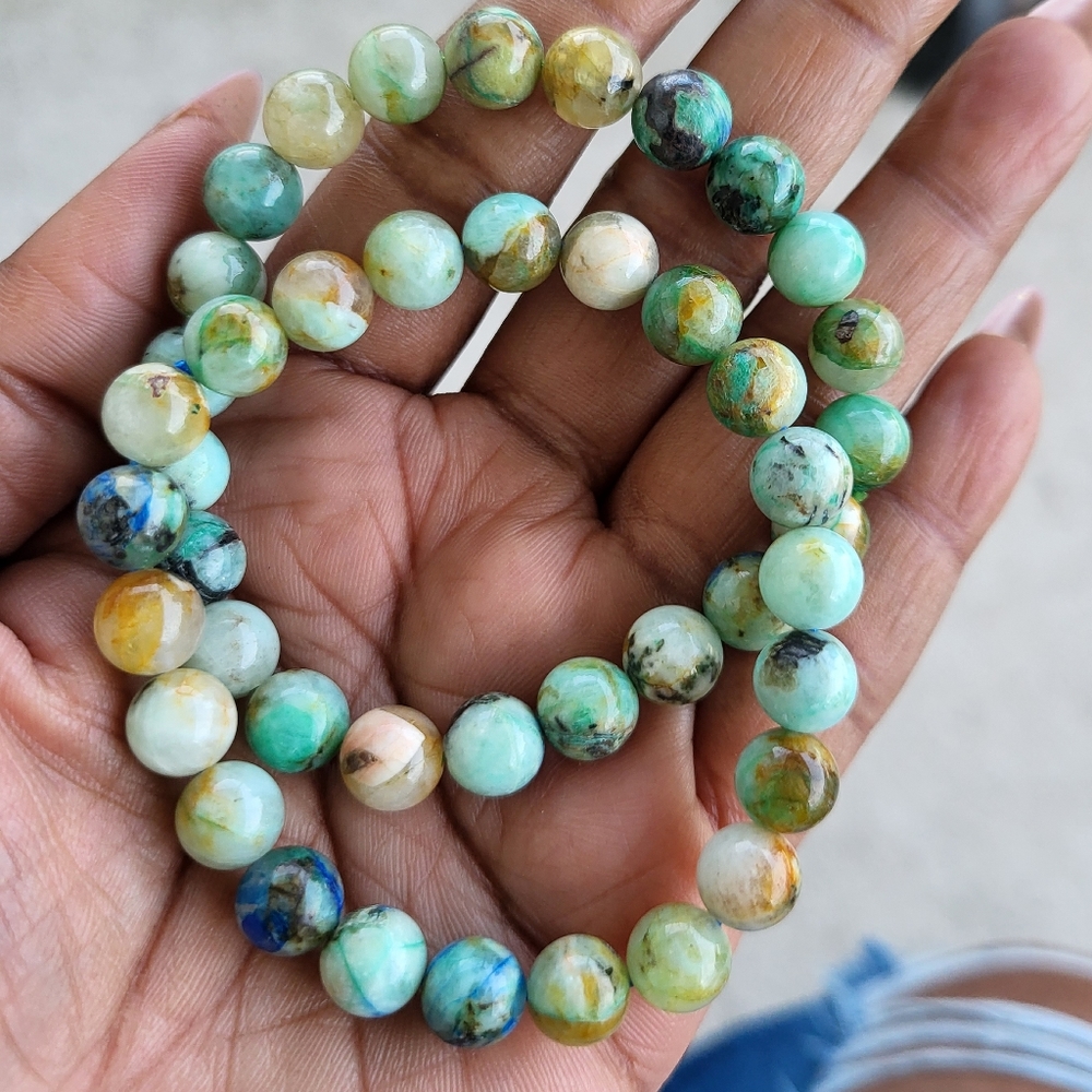 2 Phoenix Stone Bead Bracelets - Picture 2 of 5